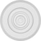 Ekena Millwork Standard Grayson Bullseye Rosette with Beveled Edge, 4"W x 4"H x 1"P ROSP040X040X100GRY03 - alternate 3
